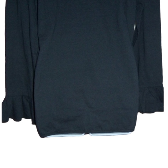 STUDIO II Black Keyhole Top Shirt - Women’s 1X/ L NWOT - Picture 5 of 10